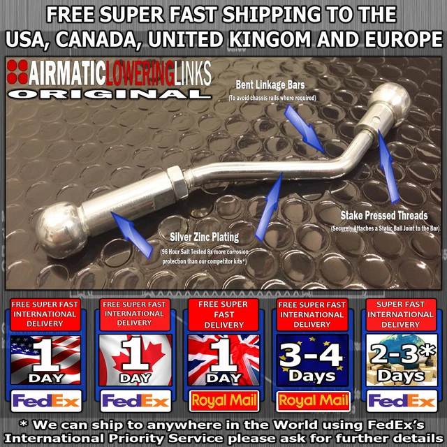 AUDI A8 S8 D3 Air Suspension LOWERING KIT / Links 102.39 PicClick
