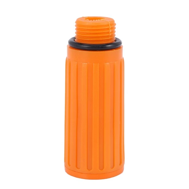 16mm Male Thread Dia Plastic Oil Plug for Air Compressor Orange L8W7