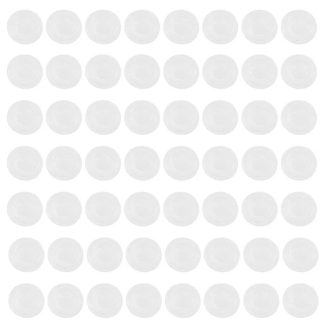 100 piezas parachoques transparente incluso pegajoso parachoques para cajón