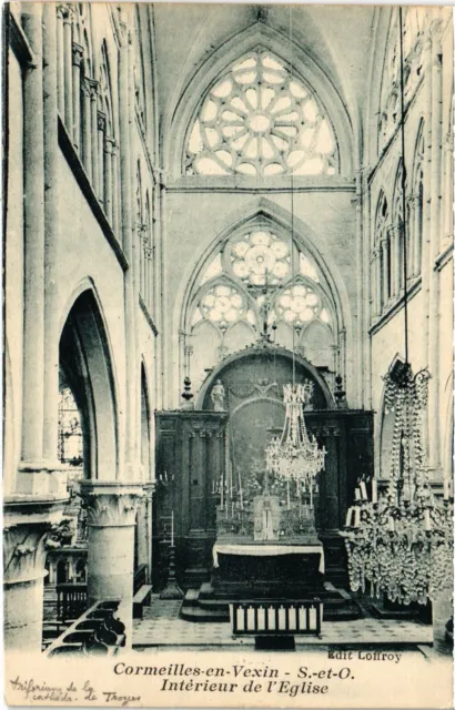 CPA Church Interior Vexin Cormeilles (1318093)