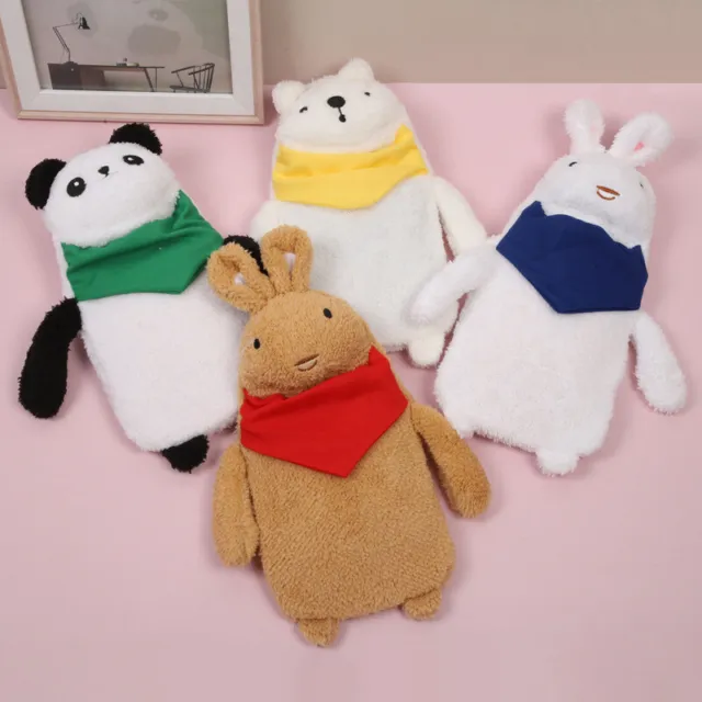 1000ML Hot Water Bottle Bag Girl Plush Shoulder Hand Warmer Heat Pack Warm Belly