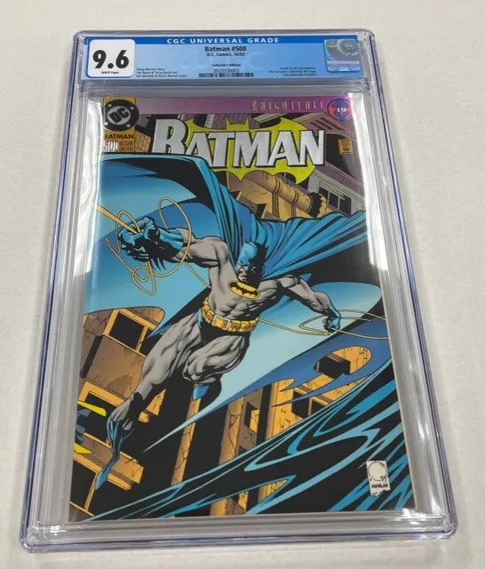 Batman Issue #500 DC Comics 1993 CGC Graded 9.6 Comic Book