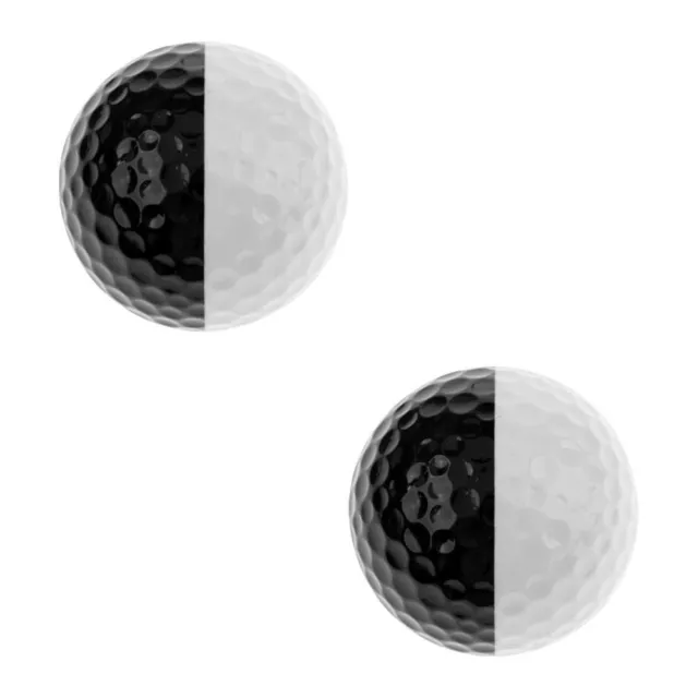 2 piezas Parte superior: resina sintética golf - bola blanca practicar