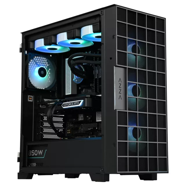 AZZA Gaming PC - Intel Core i7-13700K, RTX 4070, 32GB RAM, 2TB SSD, WaKü, Win11