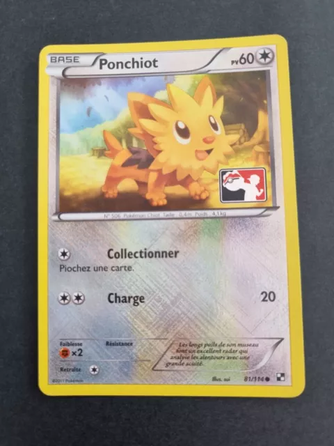 Ponchiot/Lillipup Reverse - League Promo 2011- 81/114 - Carte Pokemon