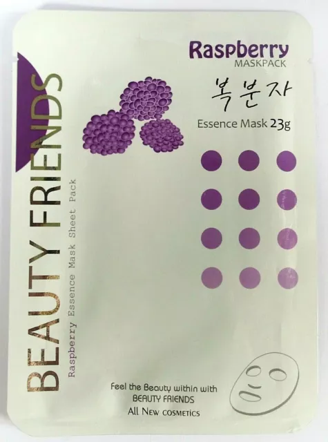 Beauty Friends Raspberry Essence Sheet Mask new