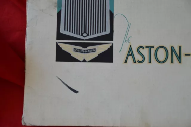 ASTON MARTIN 15/98 car sales brochure c1938 prospekt folder depliant 3