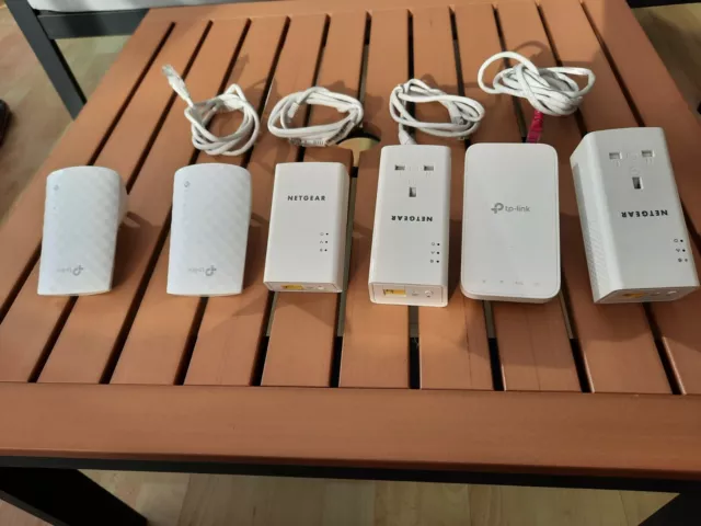 6 x WiFi Range Extenders - Netgear and TP Link - Good Working Order
