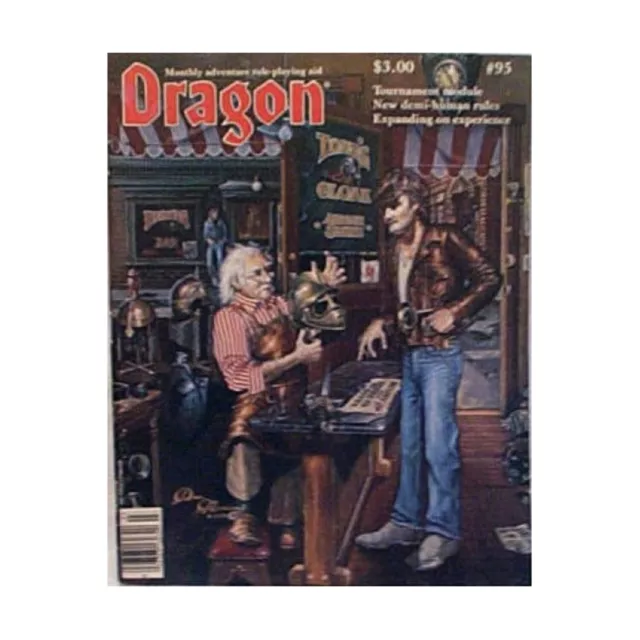 TSR Dragon Magazine #95 "Into the Forgotten Realms Module" Mag VG