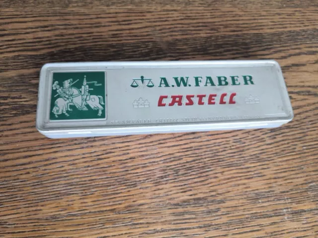 Alte Dose für Stifte Metall AW FABER CASTELL