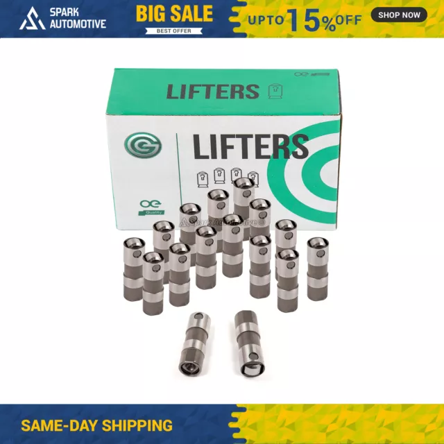 Roller Lifters Fits 96-07 GMC Chevrolet 7.4L 8.1L OHV 16v VIN B / Cu. 454 VORTEC