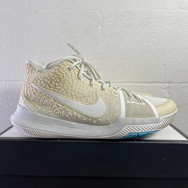 Mens 9 Nike Kyrie 3 Azurie Elizabeth White Shoes 852395-101 Awesome Nike Kyrie 3 Azurie Elizabeth White Shoes 852395-101 Men main image 4