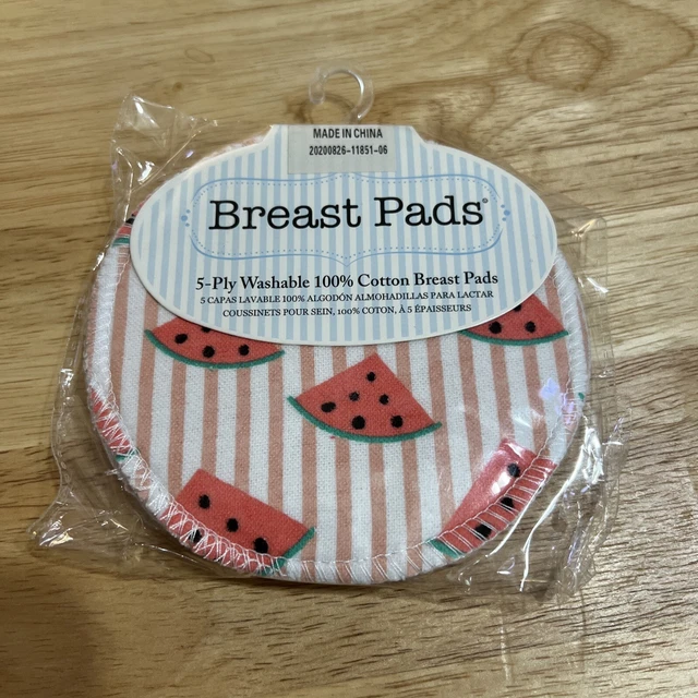 Nursing Bra Breast Pads Washable Reusable 4 Pair BRAND NEW SEALED