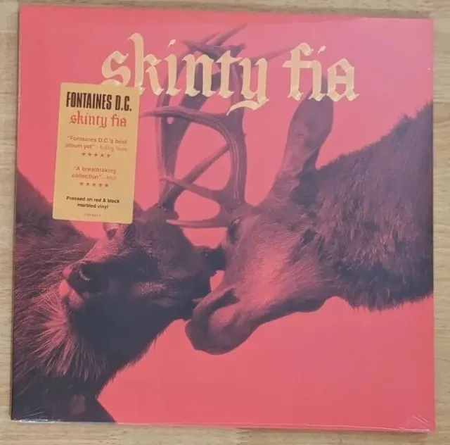 Fontaines DC Skinty Fia Red & Black Marbled Vinyl LP Alternative Cover /1000 New