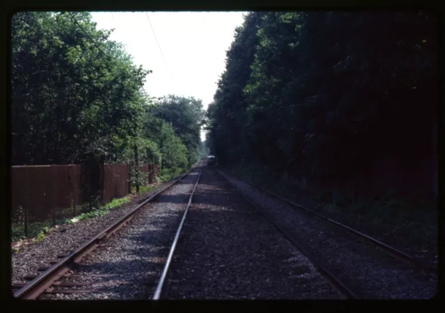 Trolley Slide - Boston MBTA PCC Streetcar Line 1981 Valley Road Station Vintage