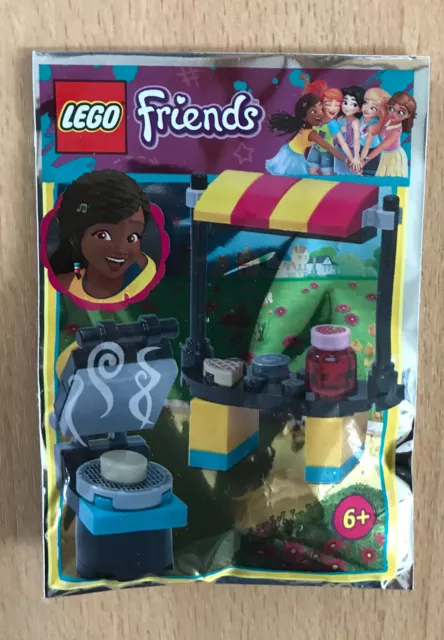 Sachet Polybag Lego Minifigure Figurine Neuf Friends Accessoire Stand De Gaufre