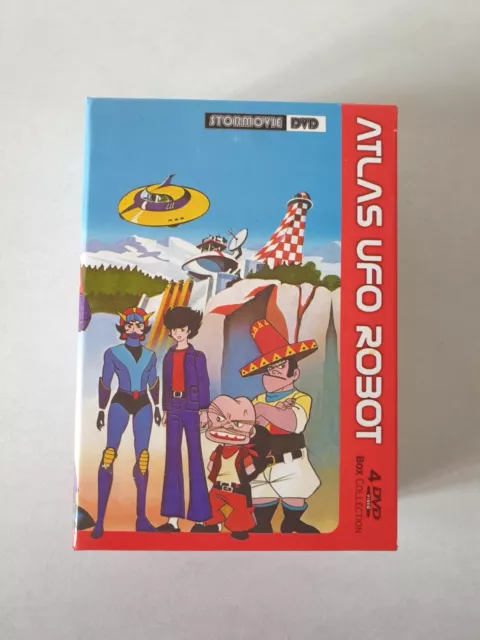 Ufo Robot Atlas cofanetto Box Collection con n. 4 DVD in Italiano.