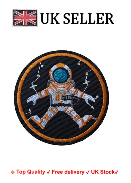 Toppa Ricamata NASA Astronauta, Da Cucire O Stirare, 10x4,4 Cm