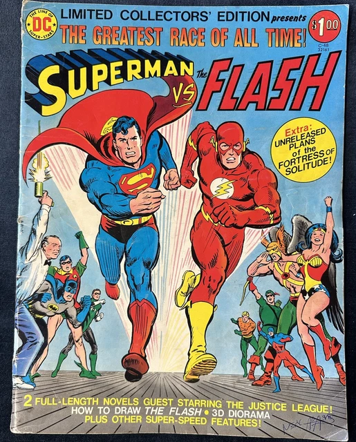 Limited Collectors Edition C-48  Superman vs The Flash DC Treasury