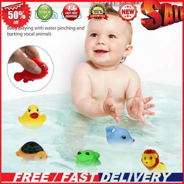 13pcs Child Dabbling Toys Funny Gift Animals Pinching Toys Mini for Baby Playing