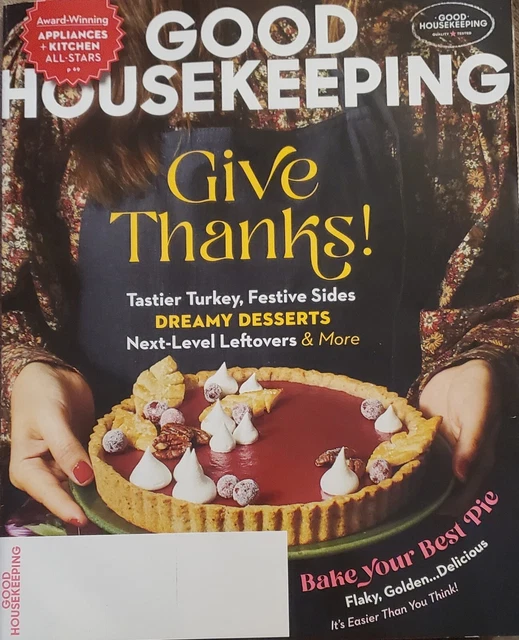 GOOD HOUSEKEEPING MAGAZINES... Bake Your Best Pie...november , 2022 7.