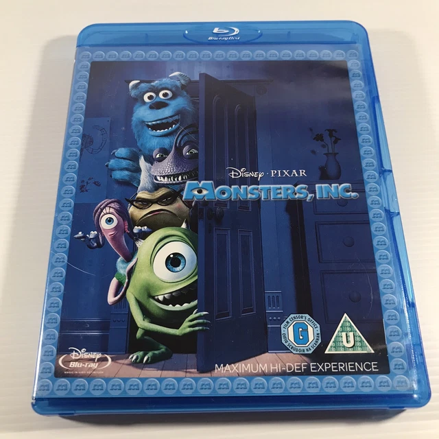 DISNEY PIXAR MONSTERS Inc. Blu-ray Movie Region Free Two Disc Set $10. ...