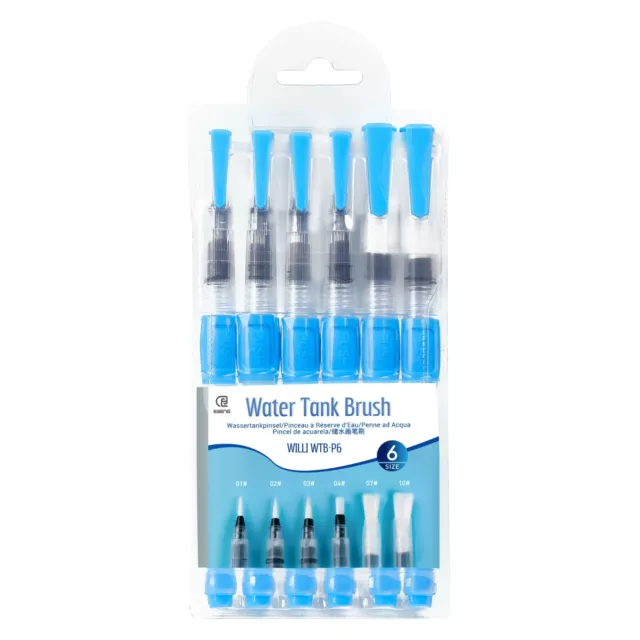 ESENG® Wassertankpinsel, Watercolor Brush, Aquarellpinsel, Wasserpinsel mit Tank