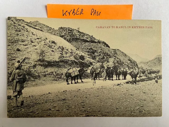 Caravan to Kabul in Khyber Pass, Afghanistan Postcard