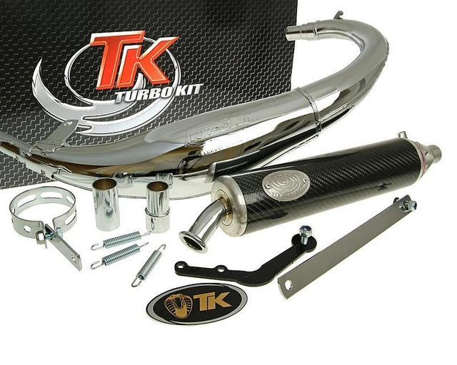 Système d'échappement TURBOKIT Bajo RQ chromé pour CPI SX 50, SM 50