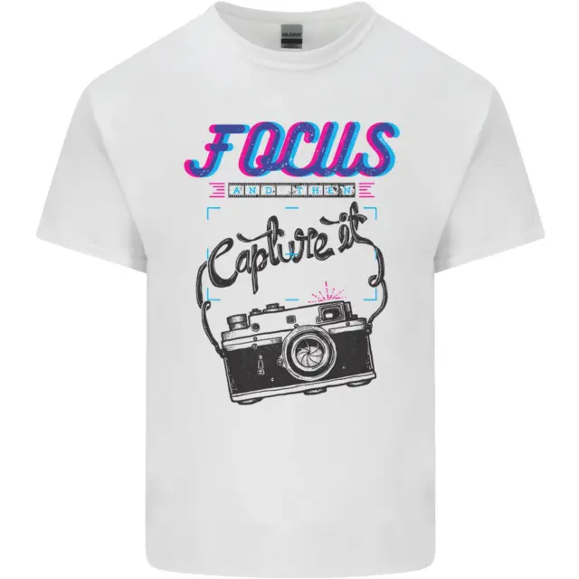 T-shirt da uomo cotone Focus and Then Capture It Photography