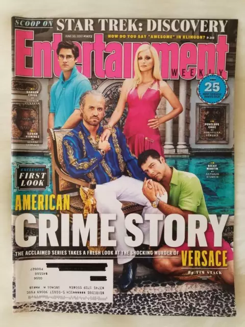 American Crime Story Versace Entertainment Weekly Magazine June 2017