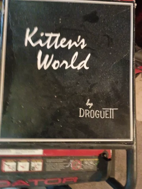 ROYAL CORNWALL KITTENS WORLD 6 Plate Collection By DROGUETT.  1979