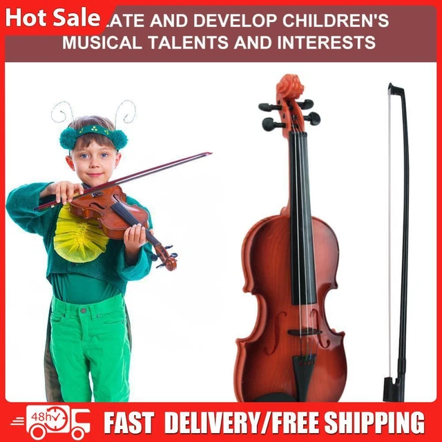 Acoustic Violin Toy Adjustable String Simulation Musical Instrument Kid Gifts