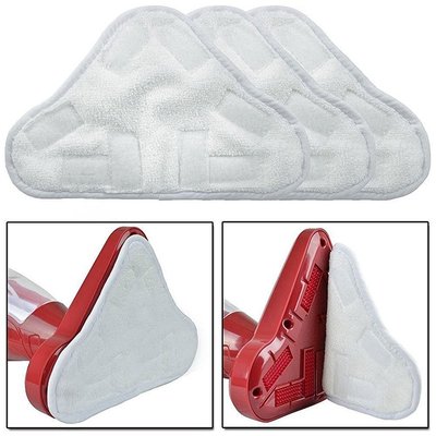 3 Panni in Microfibra Corallo Cxssxling Universale in Microfibra Triangolare Lavabile Pulizia Panni per Scopa a Vapore H2O X5 pulitore a Vapore 3 Pezzi Set 