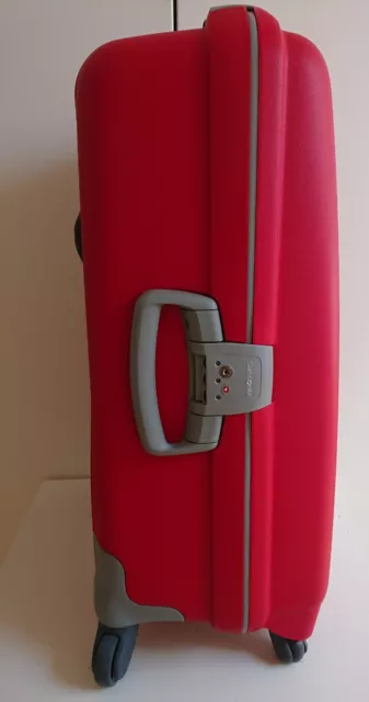 Valise rigide Samsonite Aeris Comfort Spinner TSA rouge 68CM 4 roues. 2