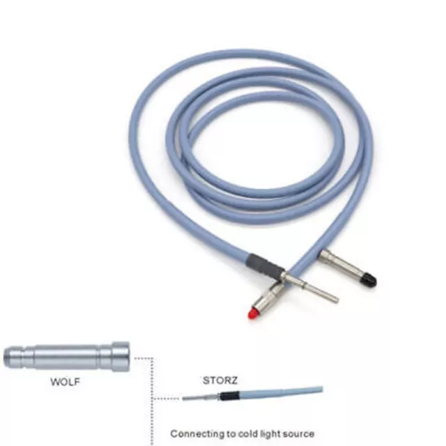 New ø4X3M Medical Fiber Optical Cable light source endoscope Fit For Storz/Wolf