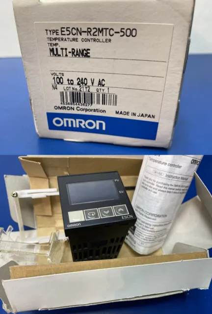 OMRON E5CN-R2MTC-500 / Temperature Controller 100-240VAC New In Box E5CNR2MTC500