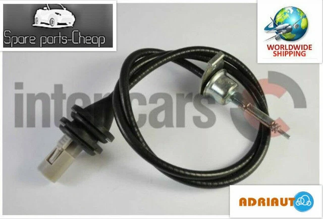 Akozon Câble Compteur Vitesse + Engrenage 12mm 100cm Pour Scooter GY6 50cc 150cc