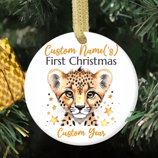 Variety of Baby's First Christmas Ornament Animals Babys 1st Xmas Personalized