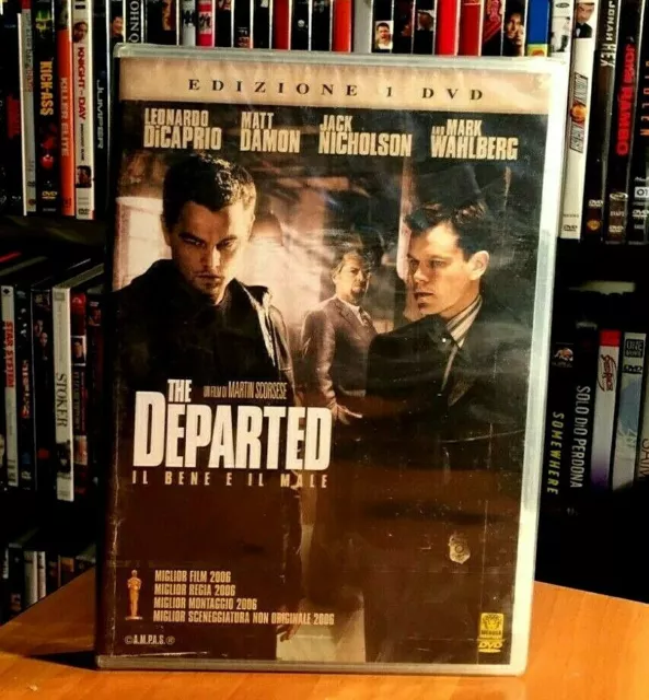 The Departed (2006) Leonardo Di Caprio Martin Scorsese Jack Nicholson DVD NUOVO