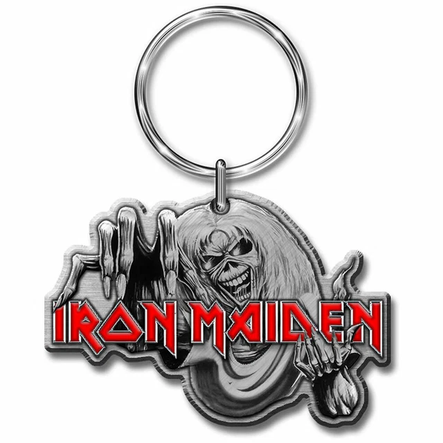 Iron Maiden Schlüsselring Official - Band Logo Keychain Metall