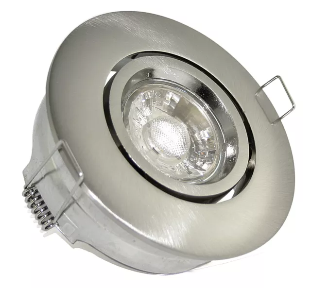 230V Downlights Spots Decke extra gross Toni & 5W = 50W LED GU10 LM Lochmaß 90mm