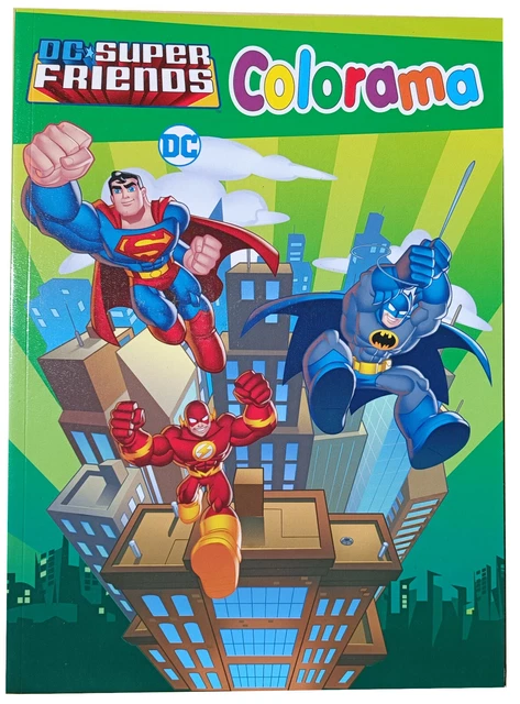 Superman Malbuch Colorama DC Superfriends Comic Ausmalbuch für Kinder Malen