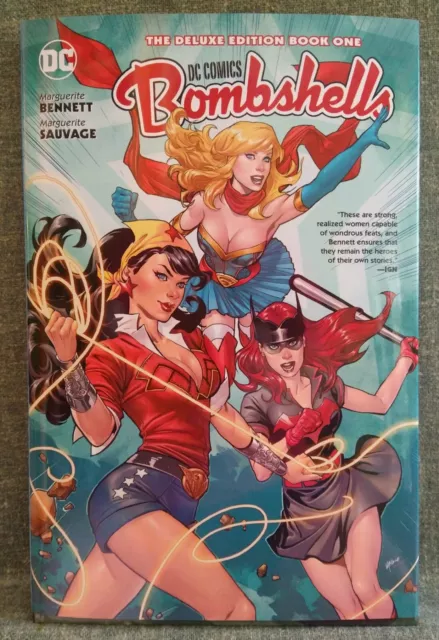 DC BOMBSHELLS DELUXE EDITION Book One Marguerite Bennett NEW HC DJ MINT Batgirl