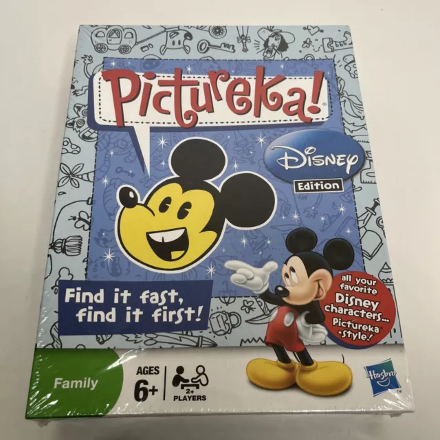 Pictureka! Disney Edition 2009 Hasbro Parker Brothers Family Game New Sealed