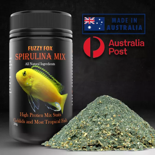 Spirulina Gel Mix Fish Food for Cichlids and Most Tropical Fresh Water Fish 2