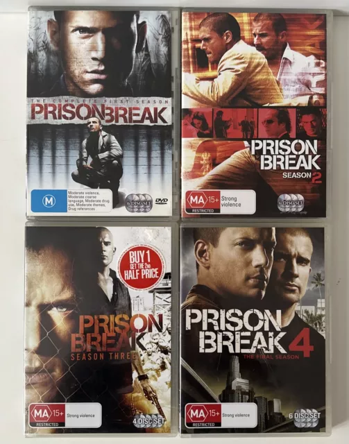 Prison Break Complete Series Season 1-4 DVD PAL 4