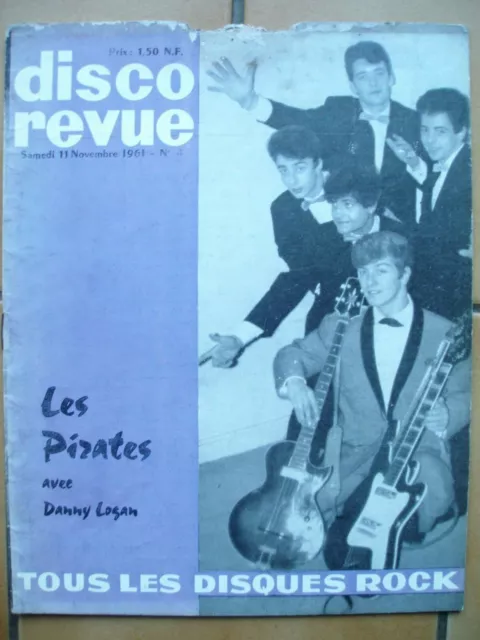 DISCO REVUE N°4 original du 11 Novembre 1961 LES PIRATES RAY CHARLES HELEN SHAPI