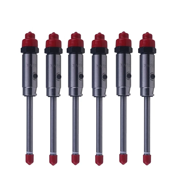 6PCS Fuel Injector 7W-7026 0R-3423 For Caterpillar 3406B 3412 Engine D9R D9 GC