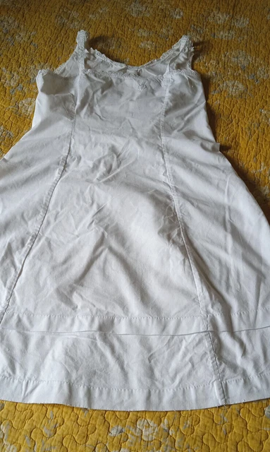 Combinaison Fond De Robe Nuisette Vintage - Unterkleid Full Slip Référence 2385, Neuf Avec Défauts